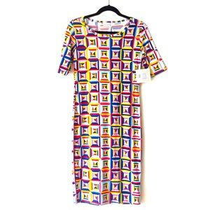 NWT LuLaRoe Julia Color Block Retro Dress